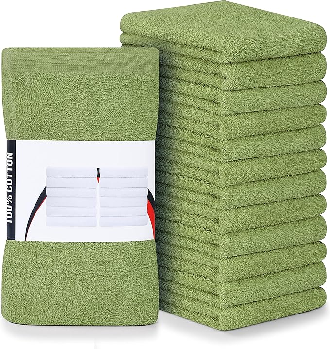Utopia Towels Kitchen Bar Mops, 16x19 in, 100% Cotton, Machine Washable by Unknown