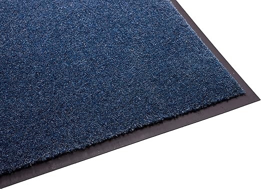 Guardian Silver Series Indoor Walk-Off Floor Mat, Vinyl/Polypropylene, 4'x60', Speckled Blue