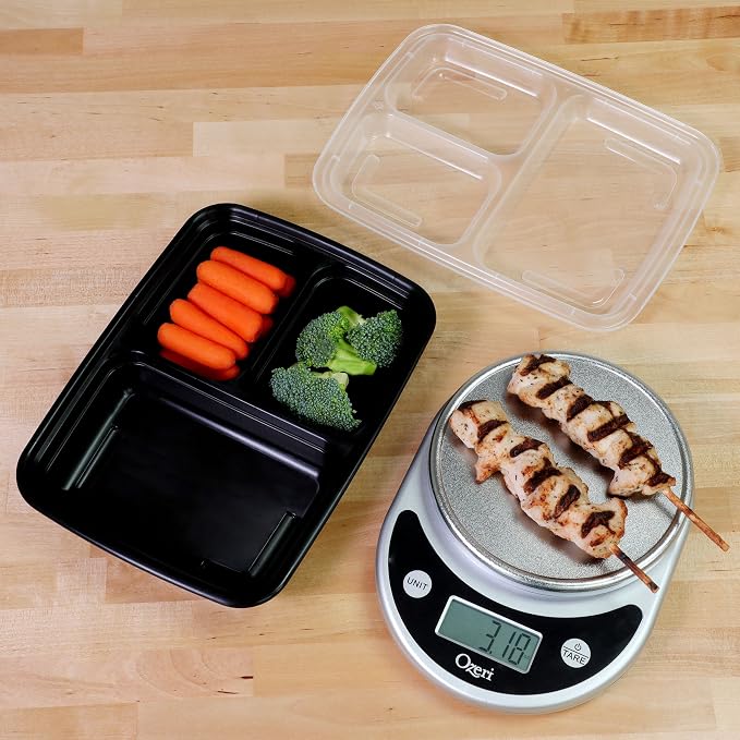 Freshware Meal Prep Containers 3 Compartment - Image 2