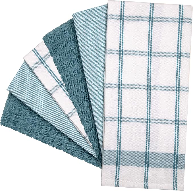 Premium Kitchen Towels 6 Pack 100% Cotton - Image 3