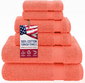 American Veteran Towel, 100% Cotton Turkish 6 Piece Towel Set, Luxury Towels by AmericanVeteranTowel