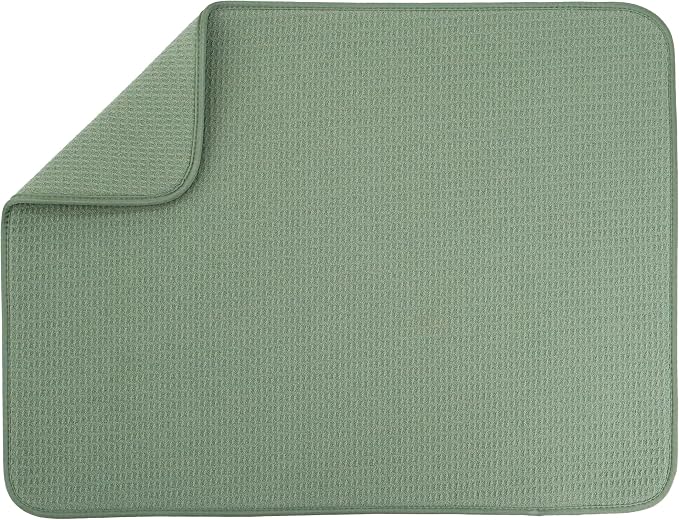 S&T INC. Dish Drying Mat, Extra Large Kitchen Counter Mat by STINC