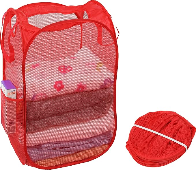 Simple Houseware Mesh Pop-Up Laundry Hamper - Image 3