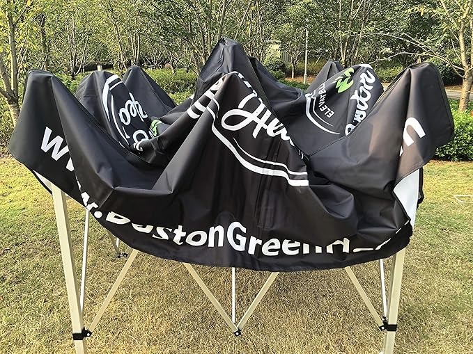 Custom Canopy Pop Up Tent 10x10 with Logo, Personalized Pop Up Canopy for Tradeshow, Customized Tent for Advertising Outdoor Event
