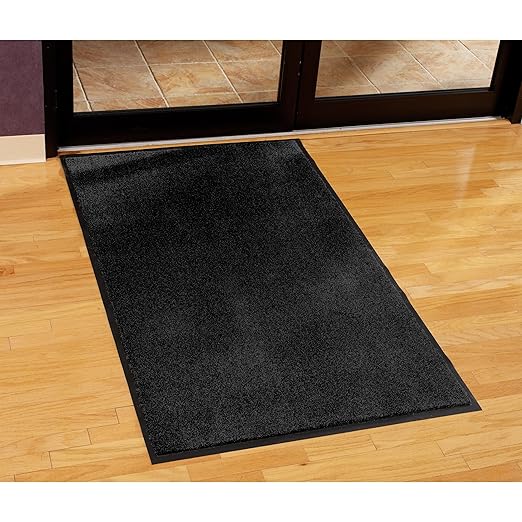 Guardian Silver Series Indoor Walk-Off Floor Mat, Vinyl/Polypropylene, 2'x3', Sable