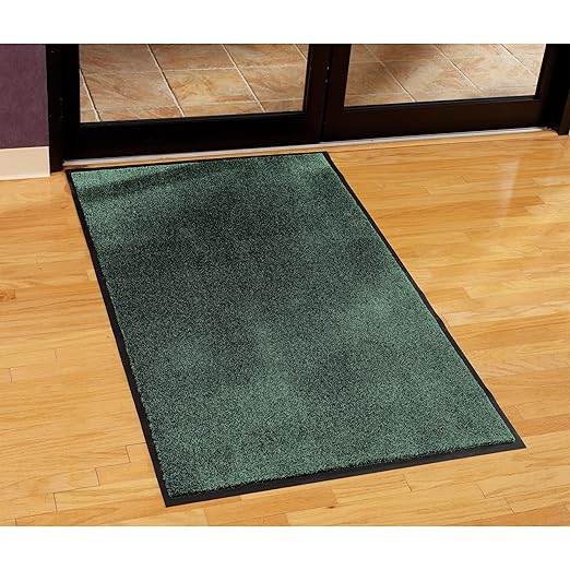 Guardian Silver Series Indoor Walk-Off Floor Mat, Vinyl/Polypropylene, 3'x10', Black