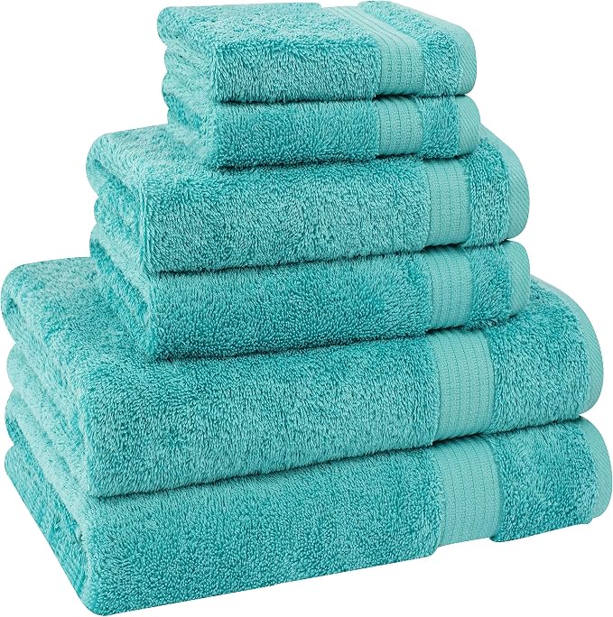 Cotton Paradise 100% Cotton Turkish Towel Set, Soft Absorbent Quick Dry - Image 5