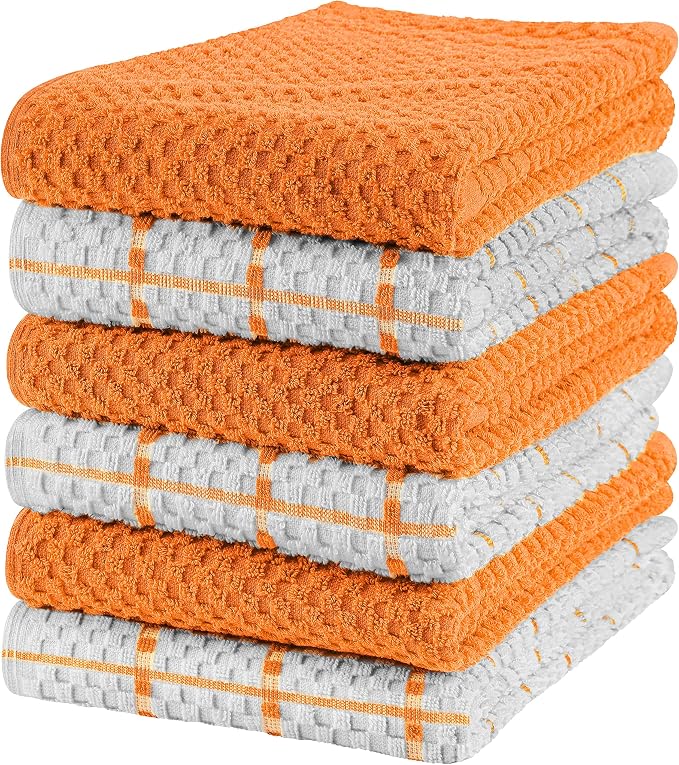 Utopia Towels - Kitchen Towels 6 Pack, 15 x 25 Inches, 100% Ring Spun Cotton by Unknown