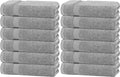 White Classic Wealuxe Light Gray Bath Towels 24x50 Inch, Cotton Towel Set by WhiteClassic