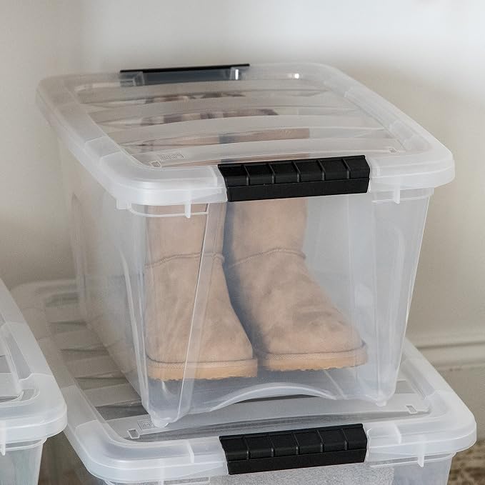 IRIS USA 6-Pack 19 Quart Storage Bins - Image 8