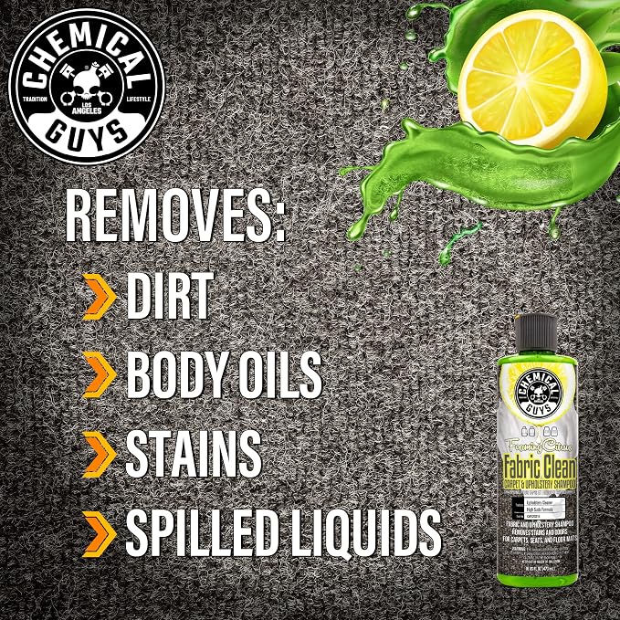 Chemical Guys, Foaming Citrus Fabric & Carpet Cleaner, Seats & Mats, 16 oz | - Image 6
