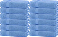 White Classic Wealuxe Light Blue Bath Towels 24x50 Inch, Cotton Towel Set by WhiteClassic