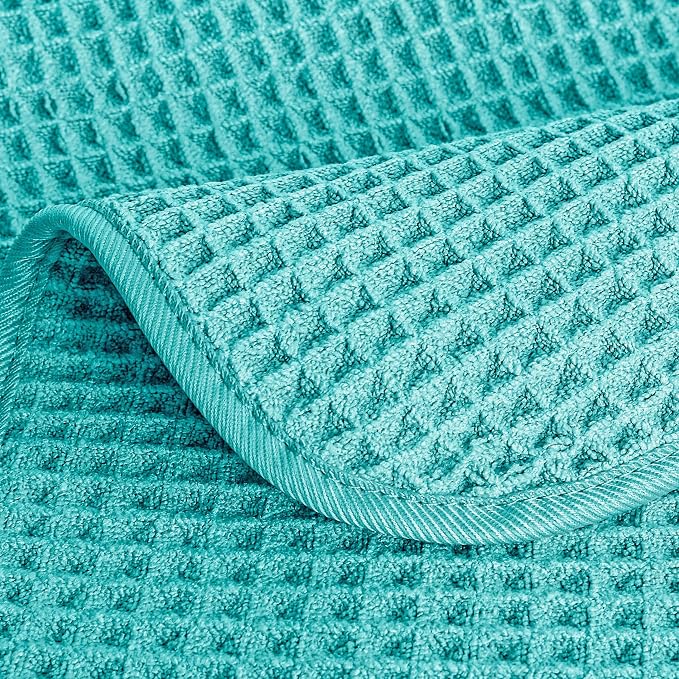 POLYTE 430 GSM Poly Blend Microfiber Quick Dry Waffle Hand Towel, 16x30 in | 4 - Image 5