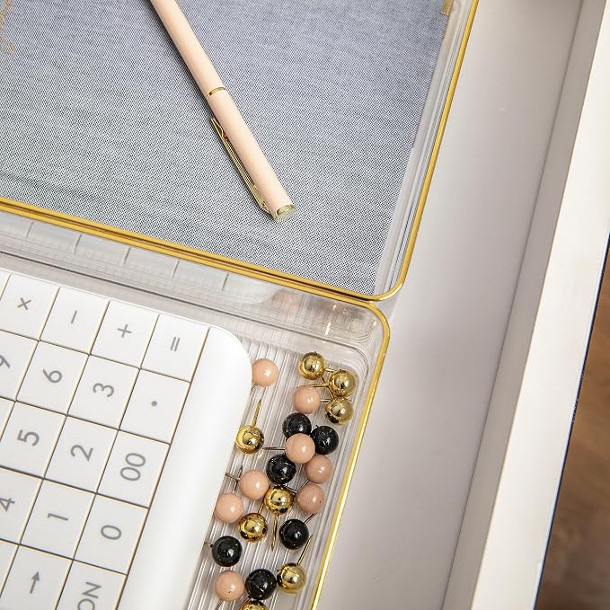 Martha Stewart Kerry Stackable Desk Drawer Organizers - Image 6