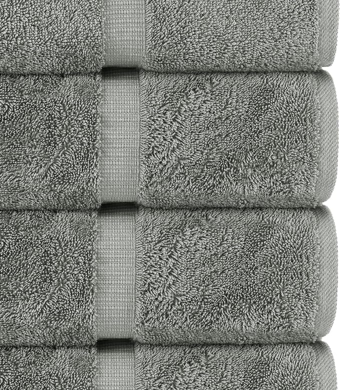 Chakir Turkish Linens 100% Cotton 6-Piece Towel Set, Oeko-Tex Certified: 2 Bath - Image 4