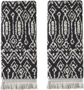 SKL Home Nador Hand Towel Set-2pc, Premium 100% Cotton, reversible jacquard. by SKLHomebySaturdayKnightLtd
