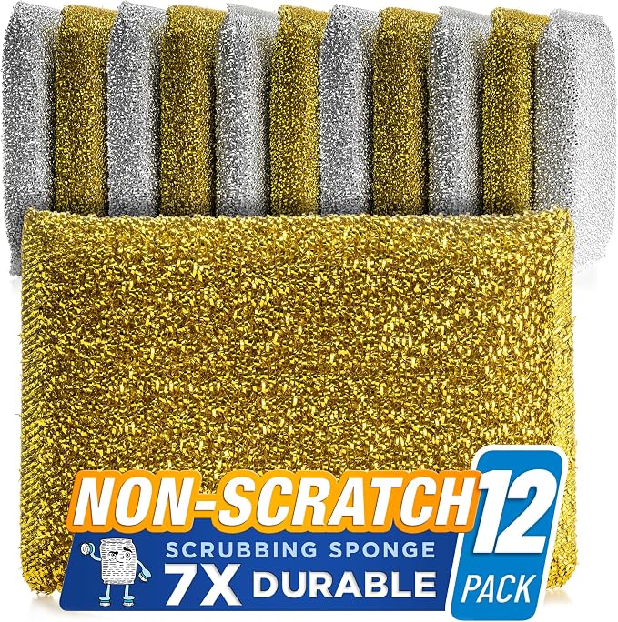 SPONGENATOR Kitchen Sponges for Dishes, Scouring Pads Non Scratch Scrubbers | by Spongenator