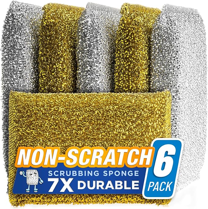 SPONGENATOR Kitchen Sponges for Dishes, Scouring Pads Non Scratch Scrubbers | by Spongenator