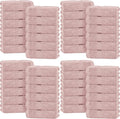 White Classic Pink Hand Towels for Bathroom Cotton Hand Towel Bulk for Gym by WhiteClassic