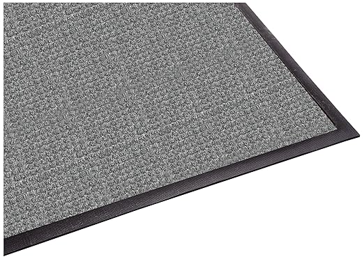 Guardian WaterGuard Indoor/Outdoor Wiper Scraper Floor Mat, Rubber/Nylon, 4'x16', Grey