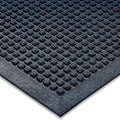 Ecomills Rubber Doormat, Medium, 24" W x 36" L, Blue, Large, Absorbent Indoor Outdoor, Stain Resistant, Rubber Non Slip Backing, Heavy Duty, Durable