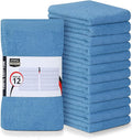 Utopia Towels Kitchen Bar Mops, 12 Pack 16x19 in 100% Cotton, Electric Blue | by Unknown