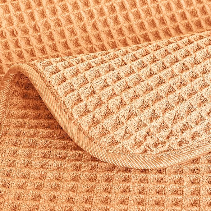 POLYTE 430 GSM Poly Blend Microfiber Quick Dry Waffle Hand Towel, 16x30 in | 4 - Image 5
