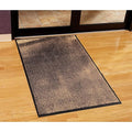 Guardian Silver Series Indoor Walk-Off Floor Mat, Vinyl/Polypropylene, 3'x6', Walnut