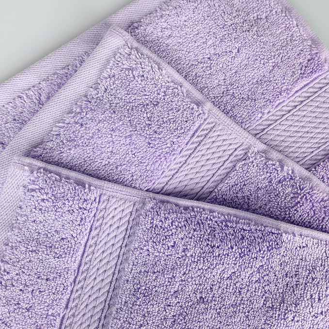 SUPERIOR Egyptian Cotton Pile Heavyweight Bath Sheet, 2 Piece Set, Ultra Soft - Image 4