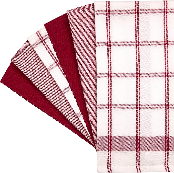 Premium Kitchen Towels 6 Pack 100% Cotton - Image 3