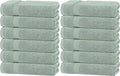 White Classic Wealuxe Green Bath Towels 24x50 Inch, Cotton Towel Set by WhiteClassic