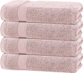 White Classic Pink Bath Towels 27x54 Inch, Cotton Towel Set by WhiteClassic