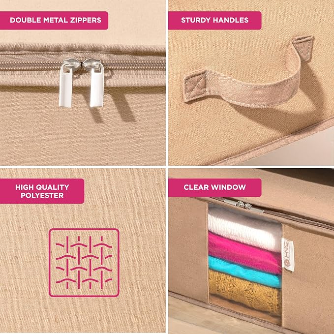 Cedar Clothes Storage Bag Organizer, Protects From Moths, Dirt & Dust, Underbed - Image 4