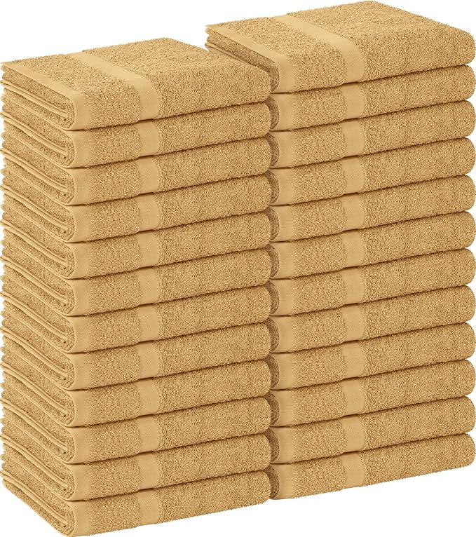 Utopia Towels Salon Towels, 16x27 in, 100% Cotton, Gym & Beauty Care by Unknown