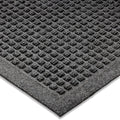 Ecomills Rubber Doormat, Medium, 24" x 36", Charcoal, Large, Absorbent Indoor Outdoor, Stain Resistant, Rubber Non Slip Backing, Heavy Duty, Durable