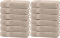 White Classic Wealuxe Taupe Bath Towels 24x50 Inch, Cotton Towel Set by WhiteClassic