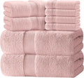 White Classic Luxury Bath Towel Set of 8 Pieces by WhiteClassic