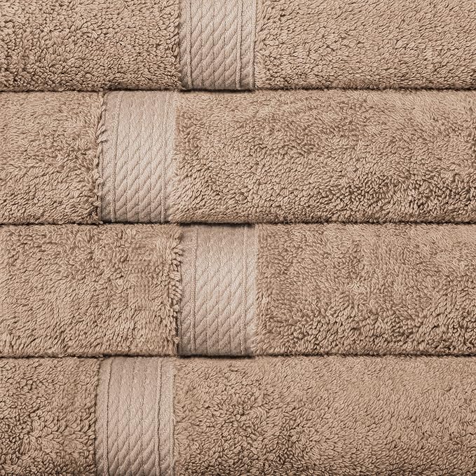 Superior Egyptian Cotton Ultra Plush & Absorbent, 10 Piece Set, Latte | Quick - Image 8
