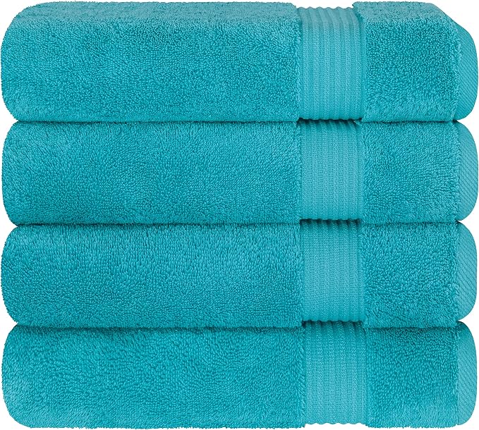 Cotton Paradise 100% Cotton Turkish Towel Set, Soft Absorbent Quick Dry - Image 6