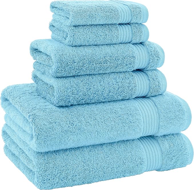 American Veteran Towel, 100% Cotton Turkish 6 Piece Towel Set Luxury Towels Set - Image 4