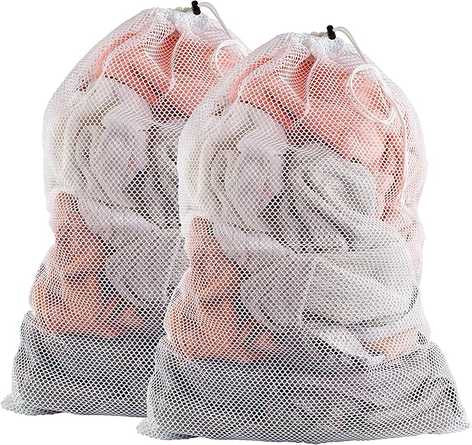 Handy Laundry Mesh XL Laundry Bag 24"x36" 2-Pack, Heavy Duty by Handy+Laundry